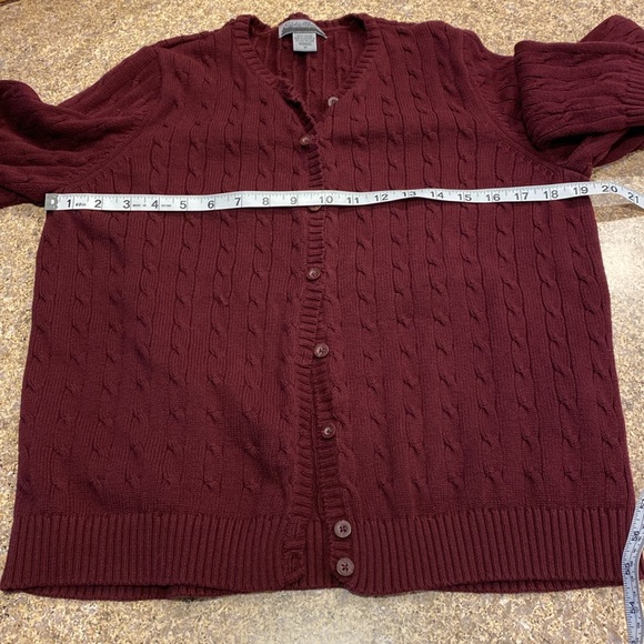 Eddie Bauer Cotton Button Cardigan Sweater Women’s Medium - Picture 5 of 11
